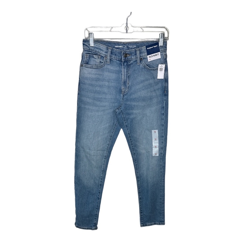 Old Navy Original Taper Jeans Adjustable Waist Size 14 NWT